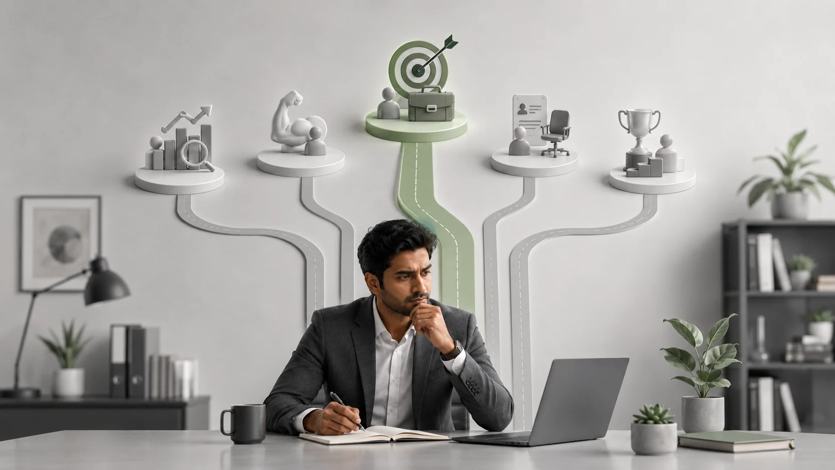 Editorial illustration for How to Choose the Next Skill That Will Actually Improve Your Career.